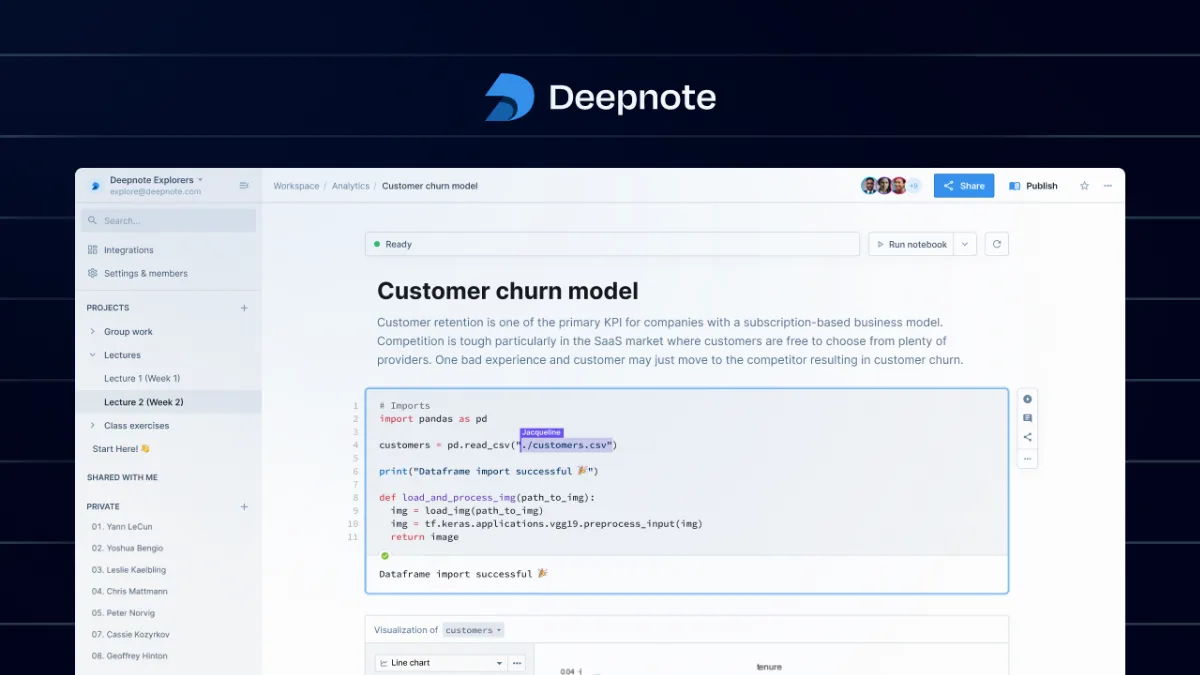 Preview of Deepnote