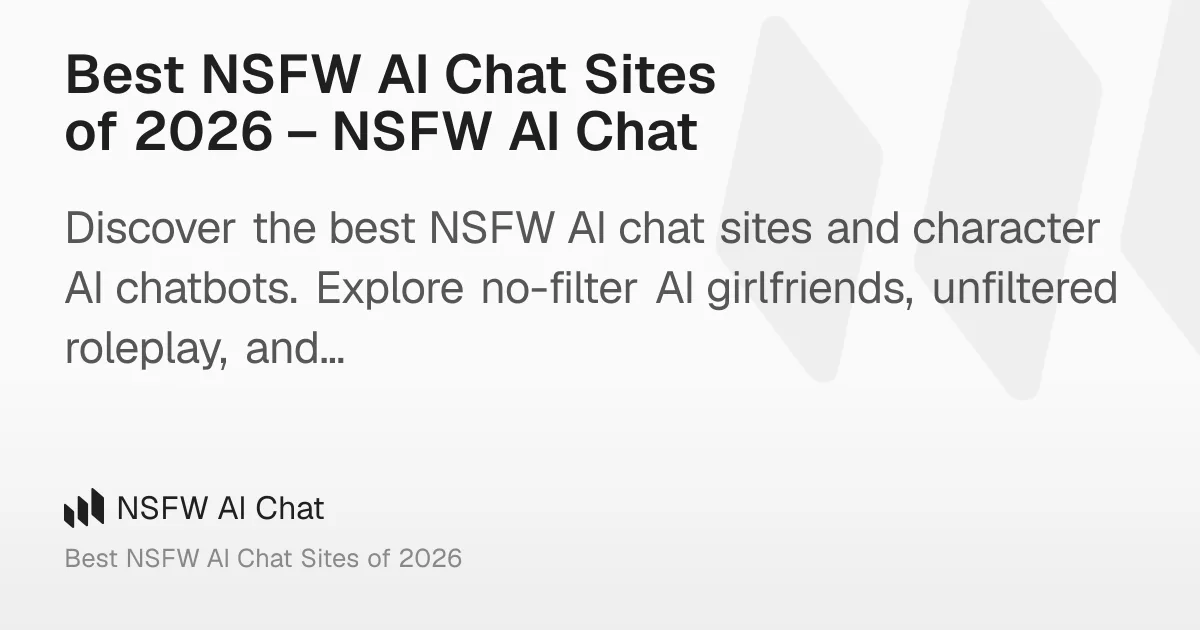 Preview of NSFW AI Chat