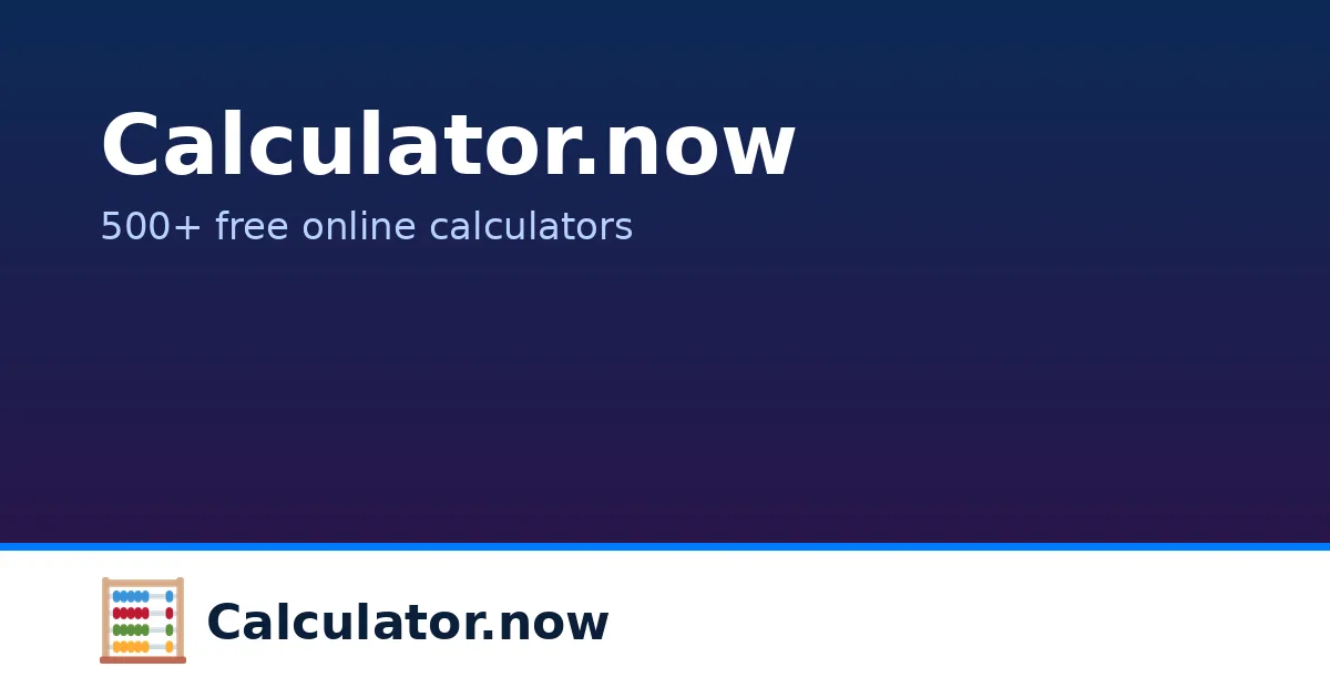 Preview of Calculator.now