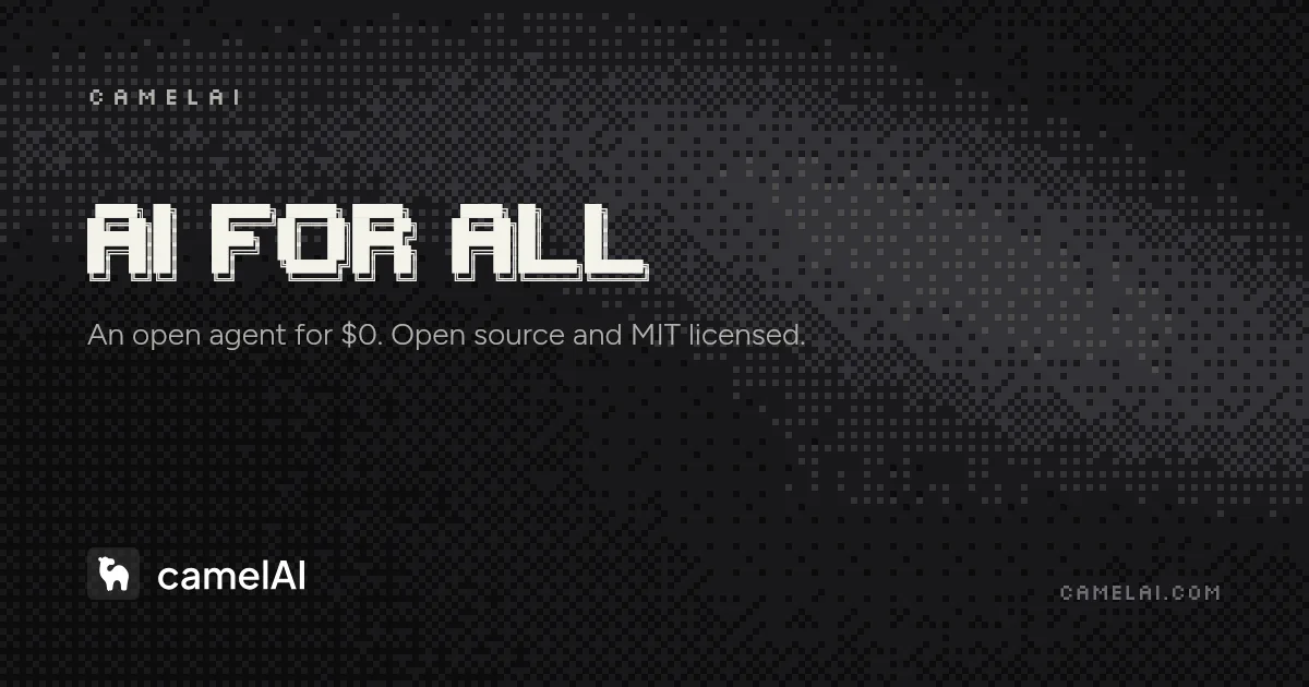 Preview of camelAI
