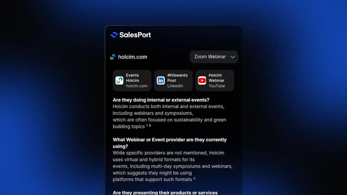 Preview of SalesPort