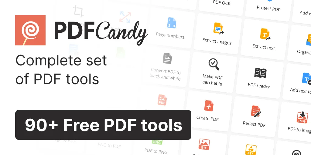 Preview of PDF Candy