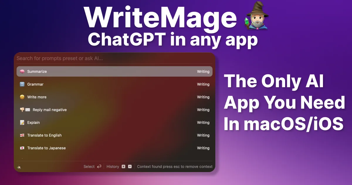 Preview of WriteMage