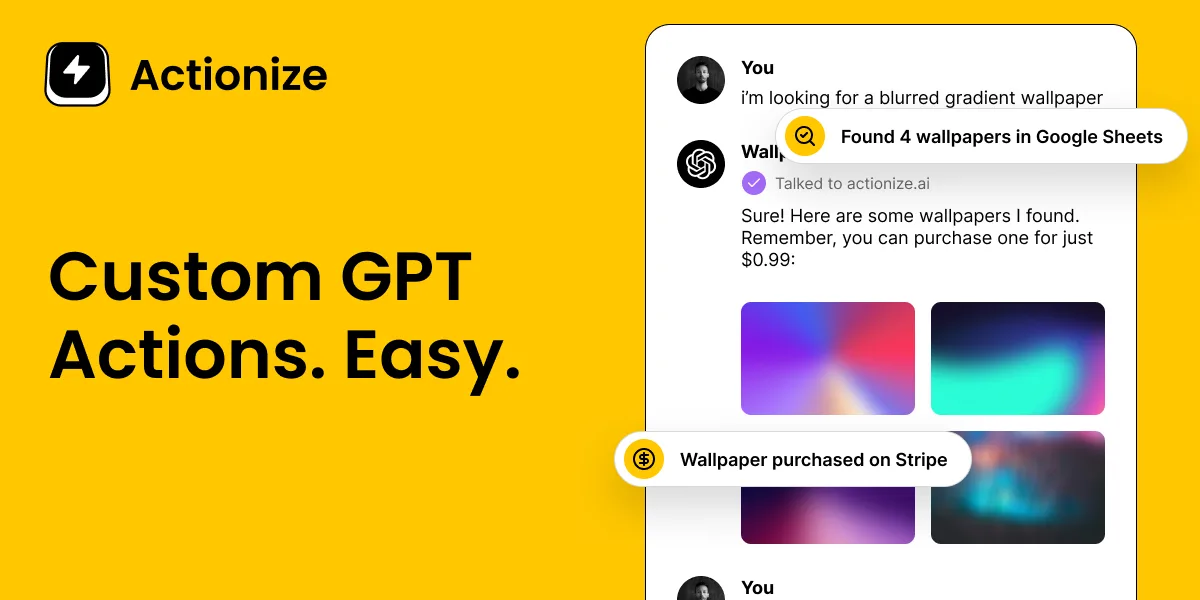 Preview of Actionize