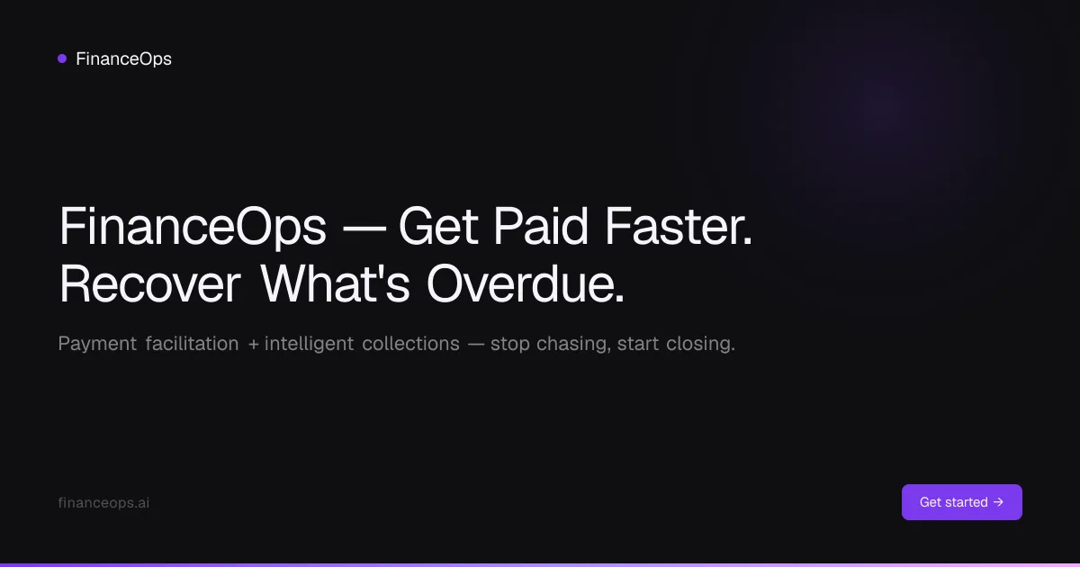 Preview of FinanceOps