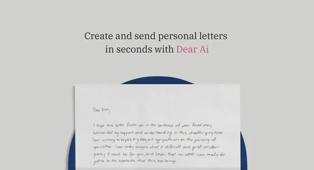 Preview of Dear Ai