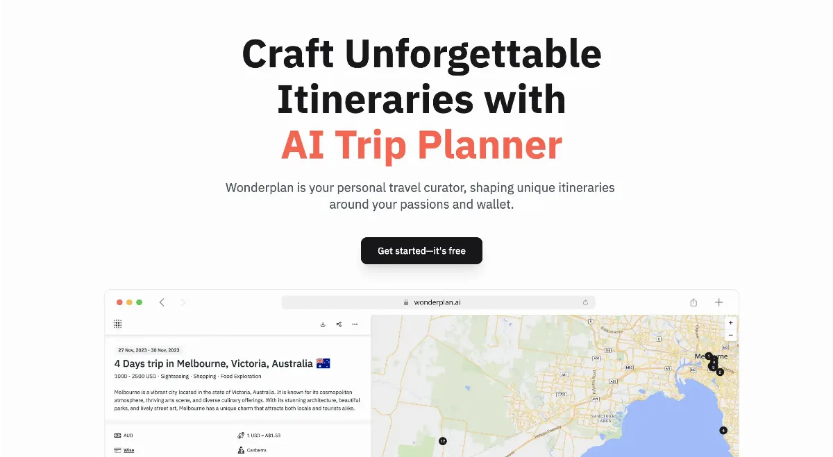 Preview of Wonderplan