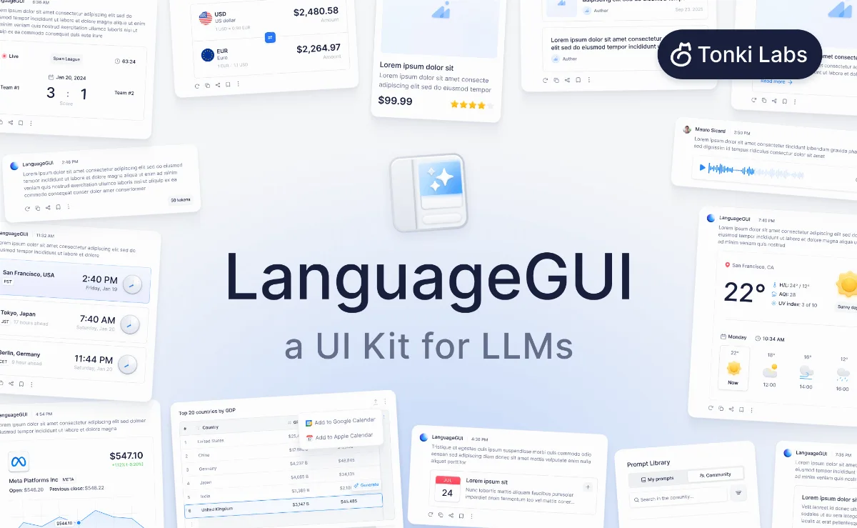 Preview of LanguageGUI