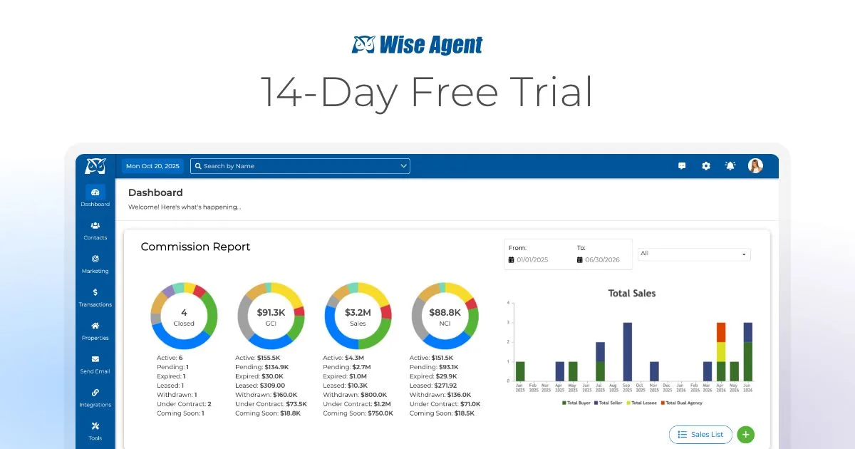 Preview of Real Estate CRM Software