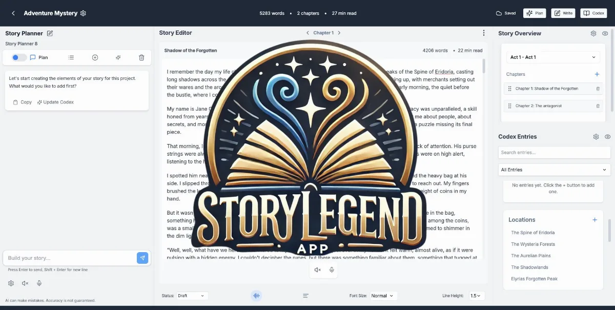 Preview of StoryLegend