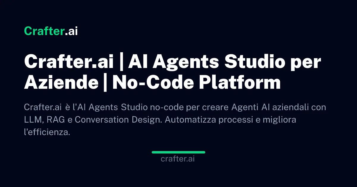 Preview of Crafter.ai