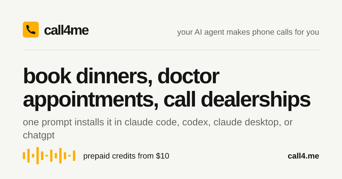 Preview of call4me
