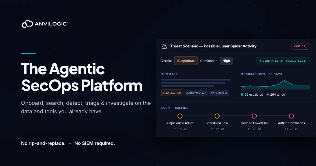 Preview of The Agentic SecOps Platform