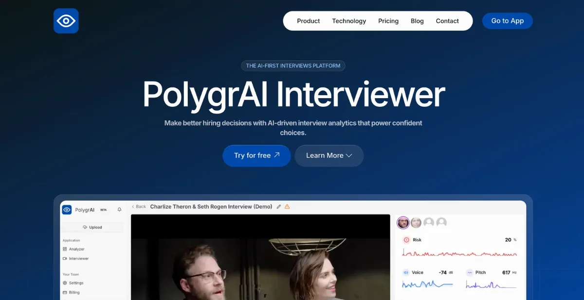 Preview of PolygrAI Interviewer