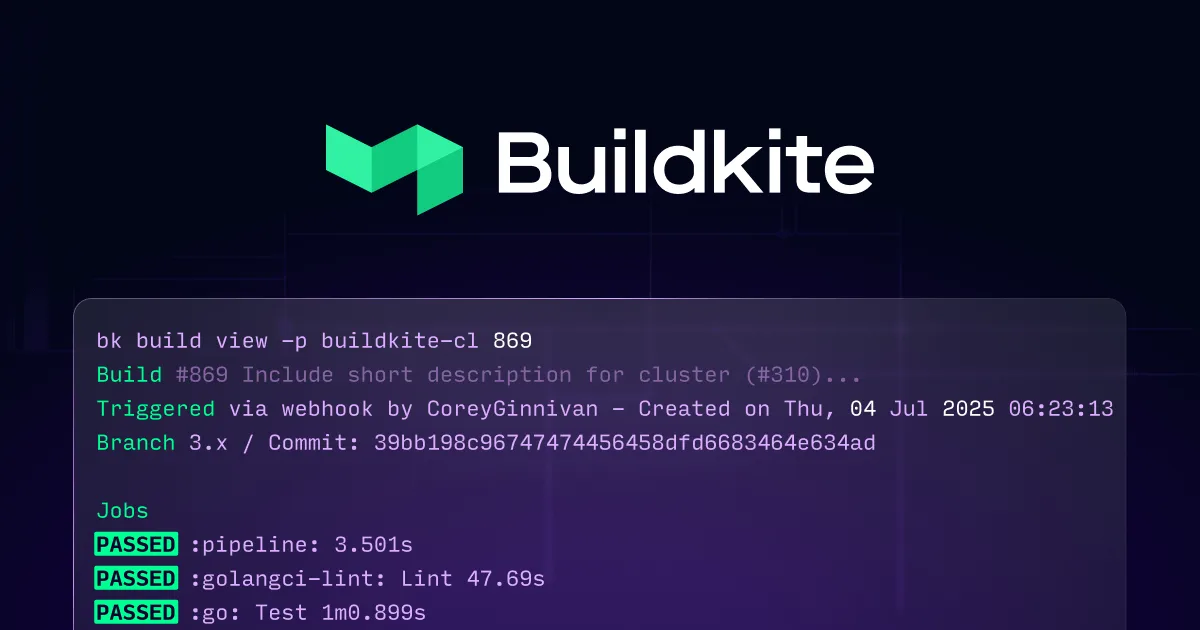 Preview of Buildkite