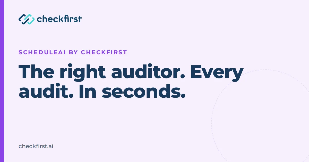 Preview of ScheduleAI by Checkfirst