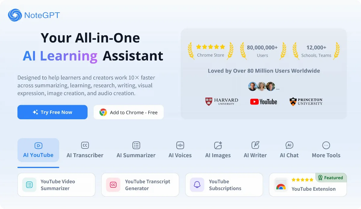 Preview of NoteGPT