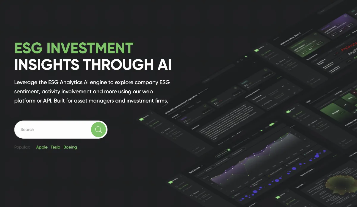 Preview of ESG Analytics