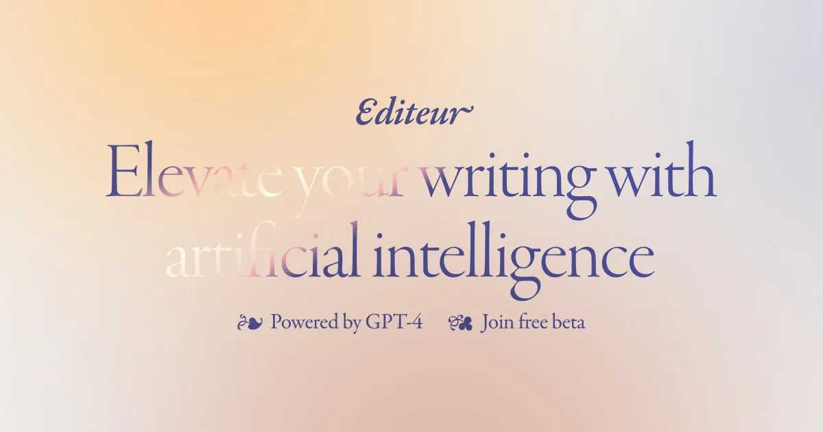 Preview of Editeur