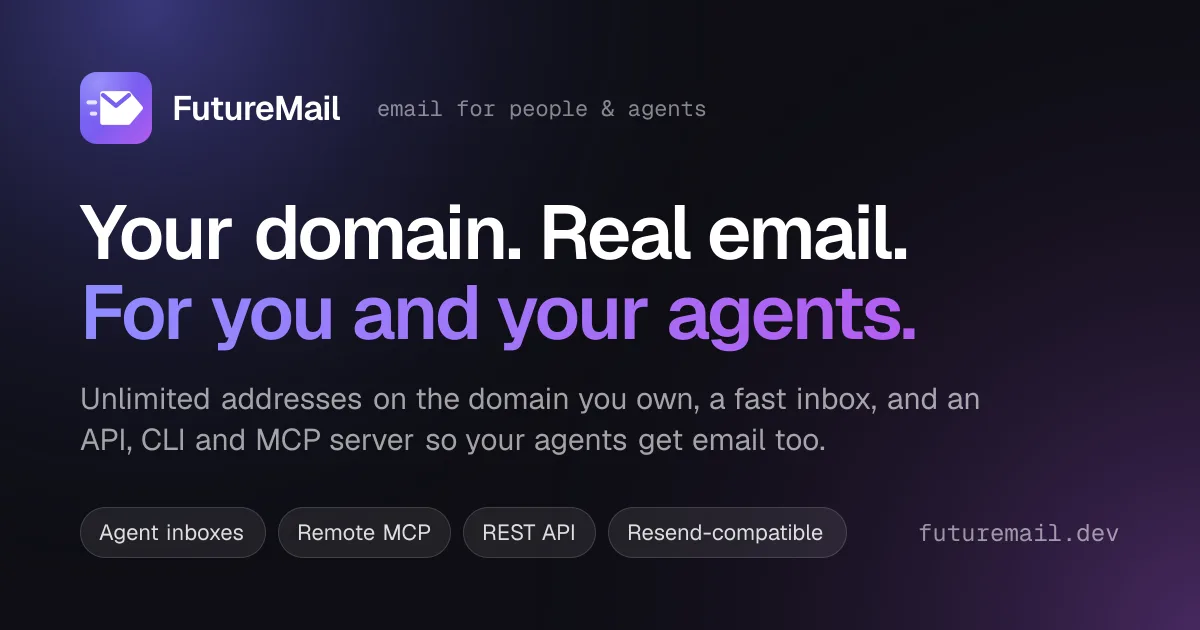 Preview of FutureMail