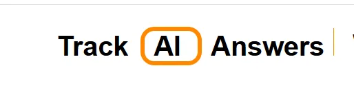 Preview of Track AI Answers