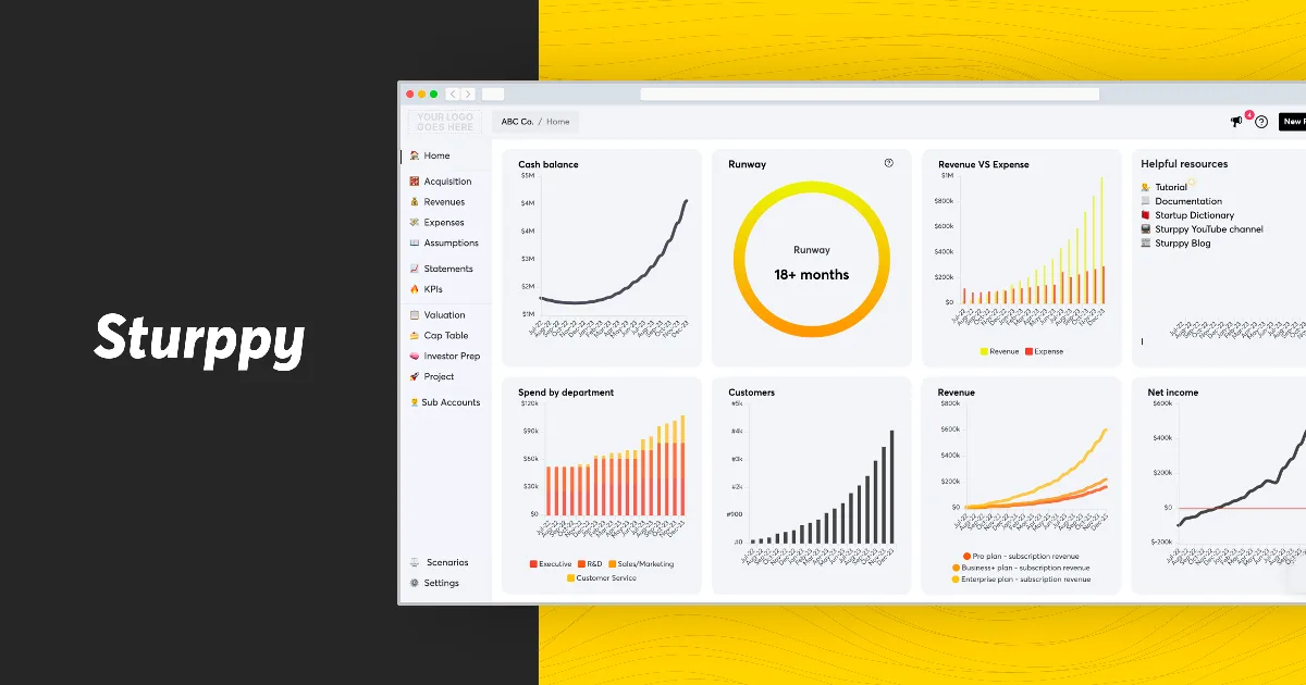 Preview of #1 Financial Modeling Tool for Startups