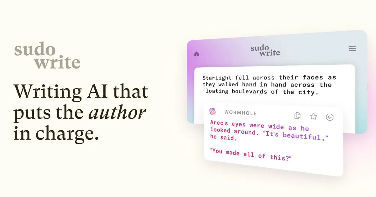 Preview of Sudowrite