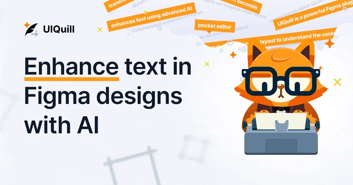 Preview of AI Text Improvement for Figma Designs