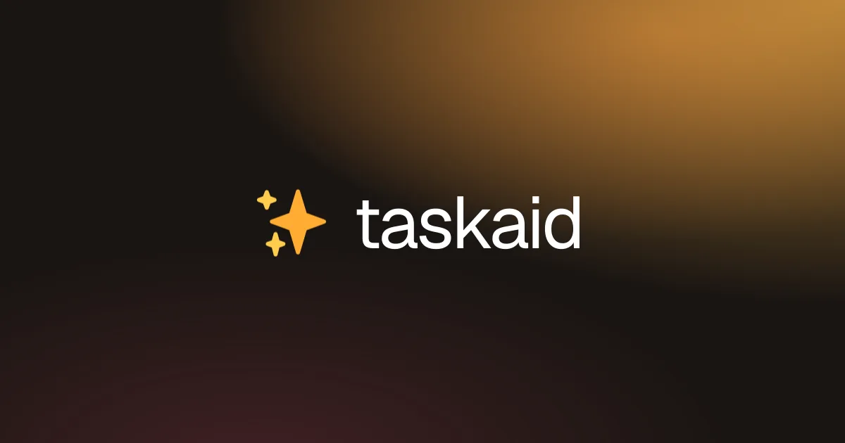 Preview of Taskaid