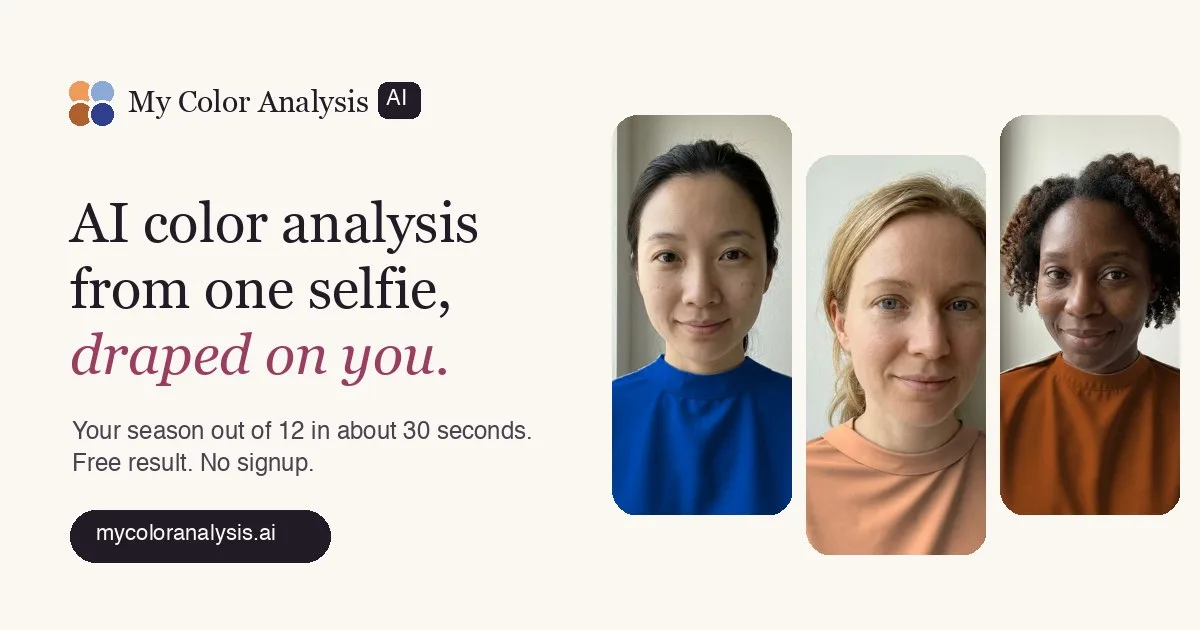 Preview of My Color Analysis AI