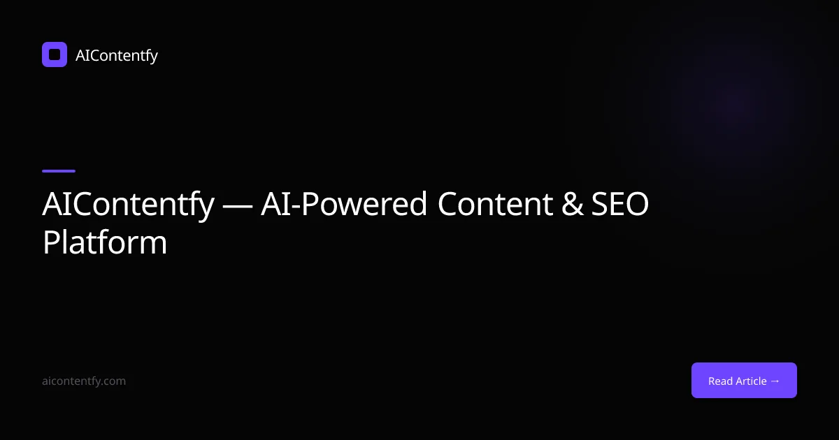 Preview of AIContentfy