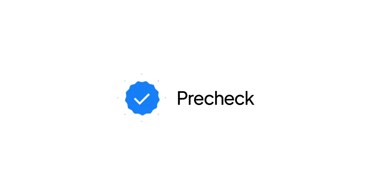 Preview of Precheck