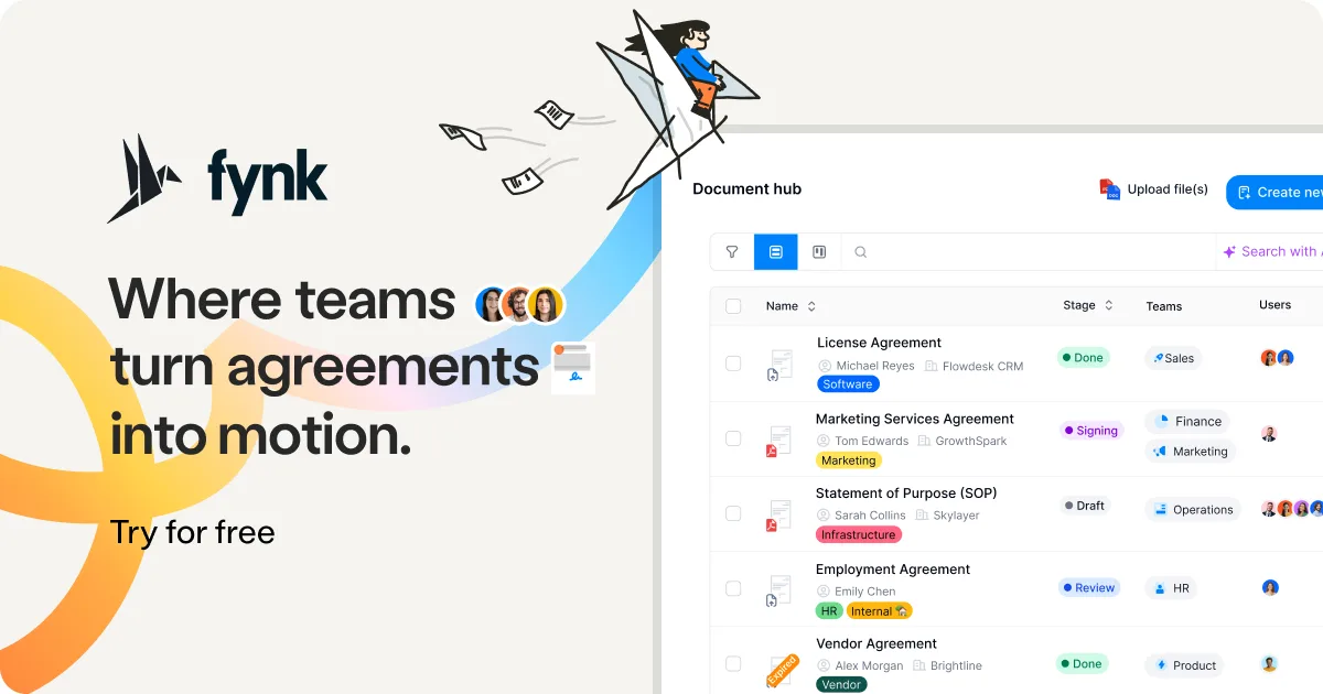 Preview of AI Contract Management Software