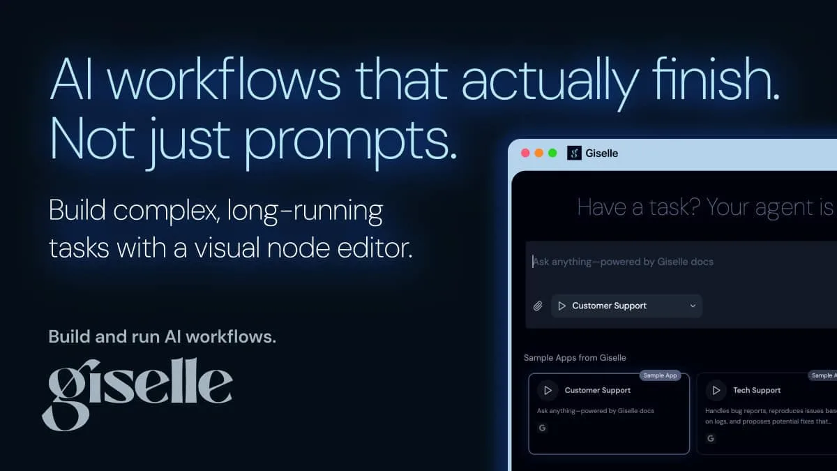 Preview of Giselle: AI App Builder