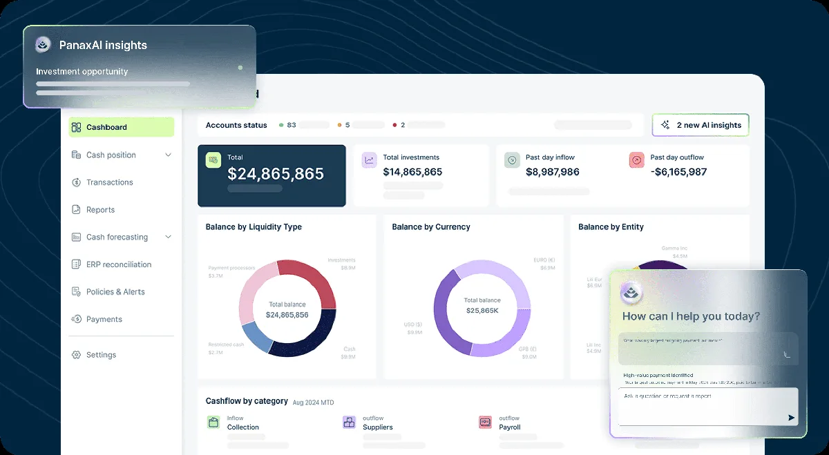 Preview of AI-Native Treasury Management Platform