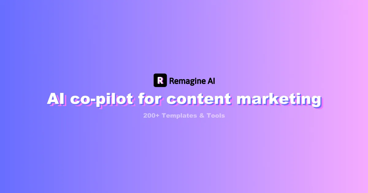Preview of Remagine AI