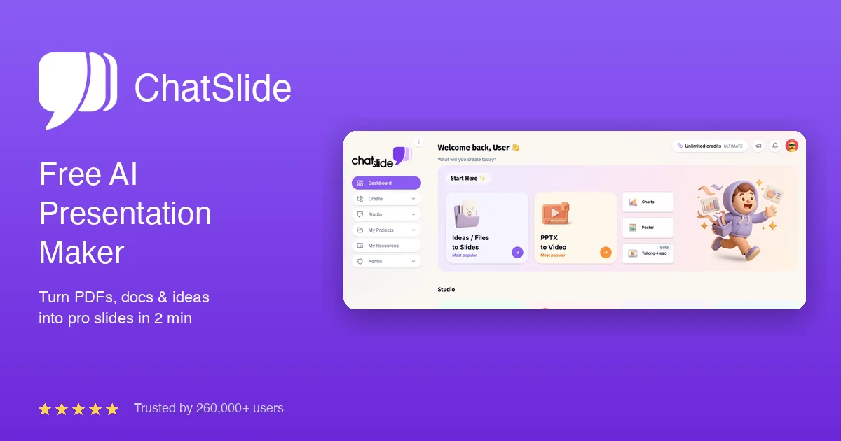 Preview of ChatSlide AI