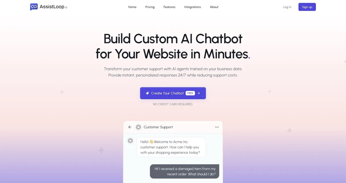 Preview of AI Agent for customer service