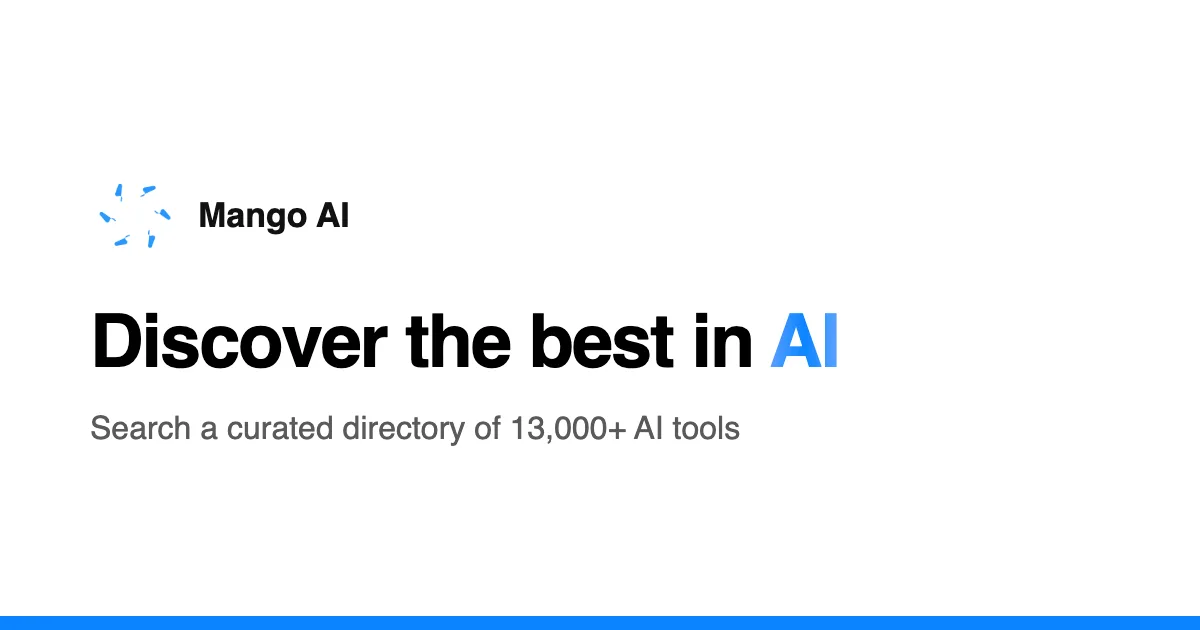 Preview of Mango AI