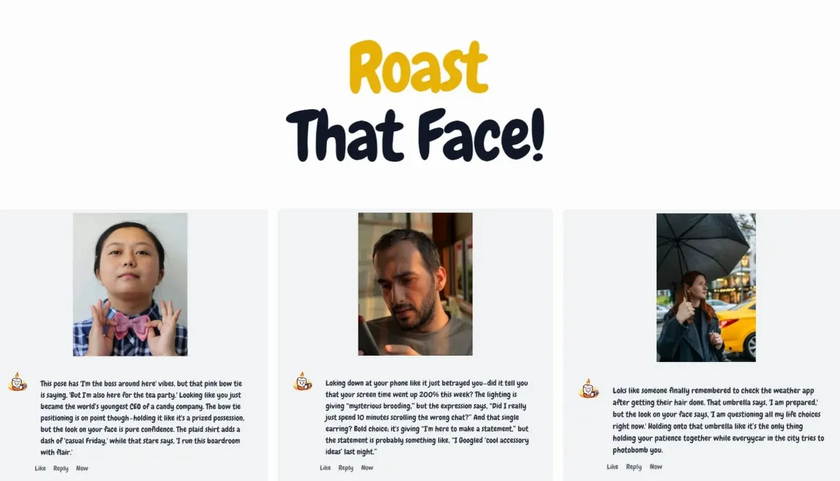 Preview of Roast That Face