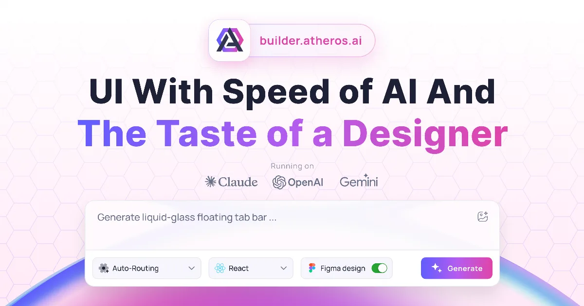 Preview of Atheros AI Builder