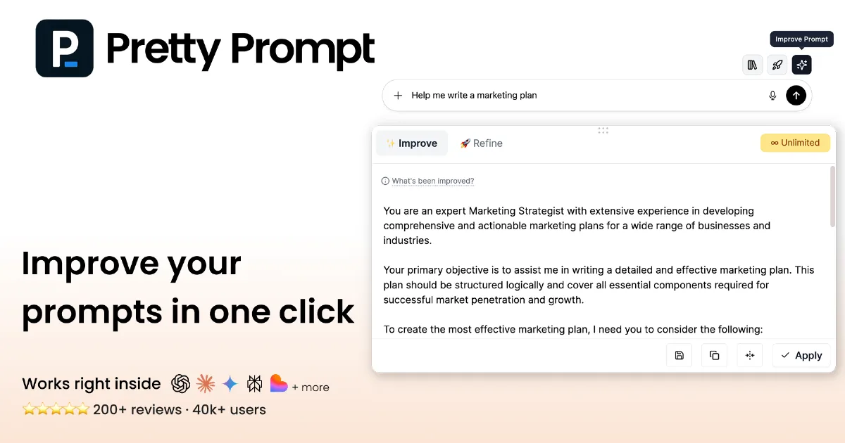 Preview of Pretty Prompt