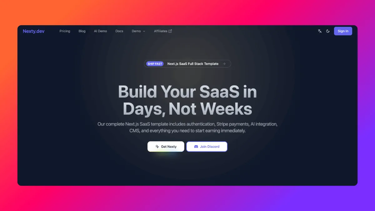 Preview of NEXTY.DEV