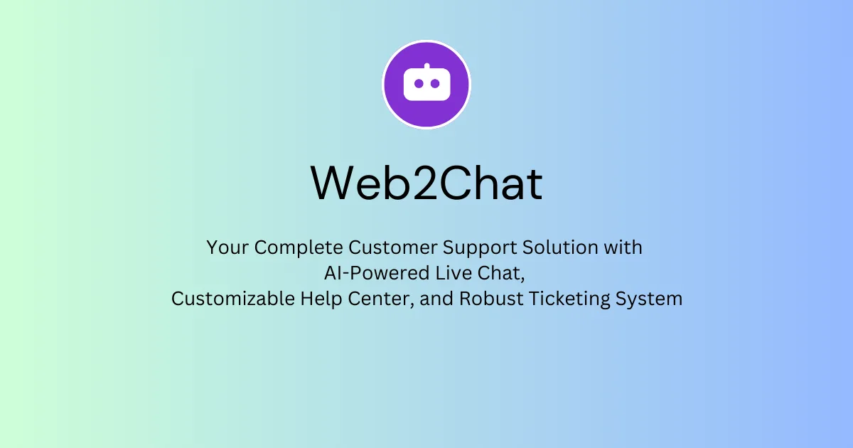 Preview of Web2Chat