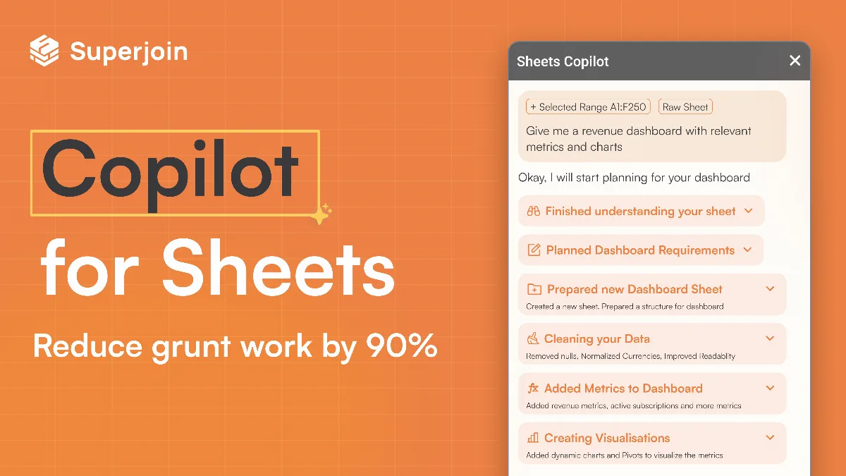 Preview of AI Assistant for Google Sheets