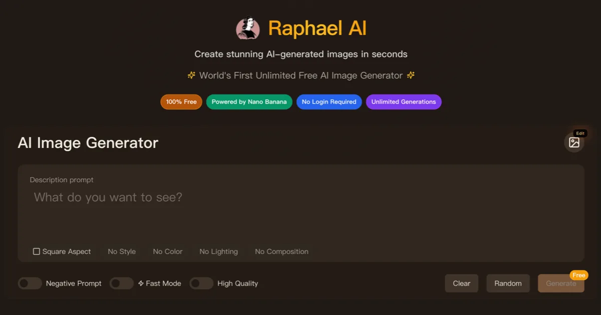 Preview of Raphael AI