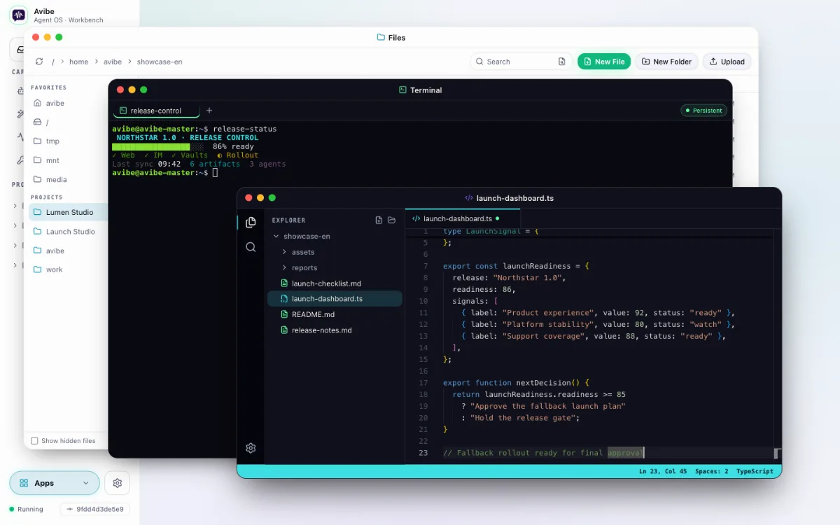 Preview of avibe.bot