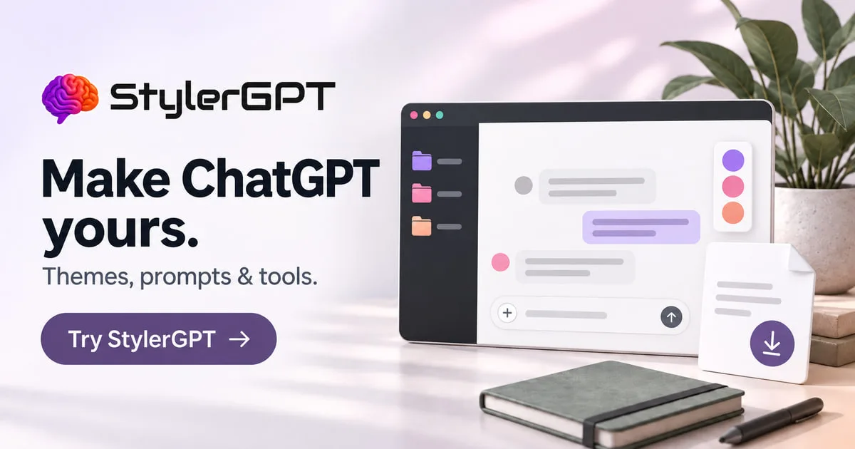 Preview of StylerGPT