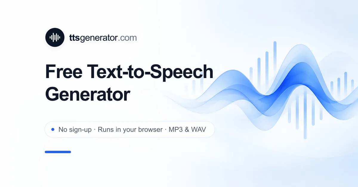 Preview of ttsgenerator.com