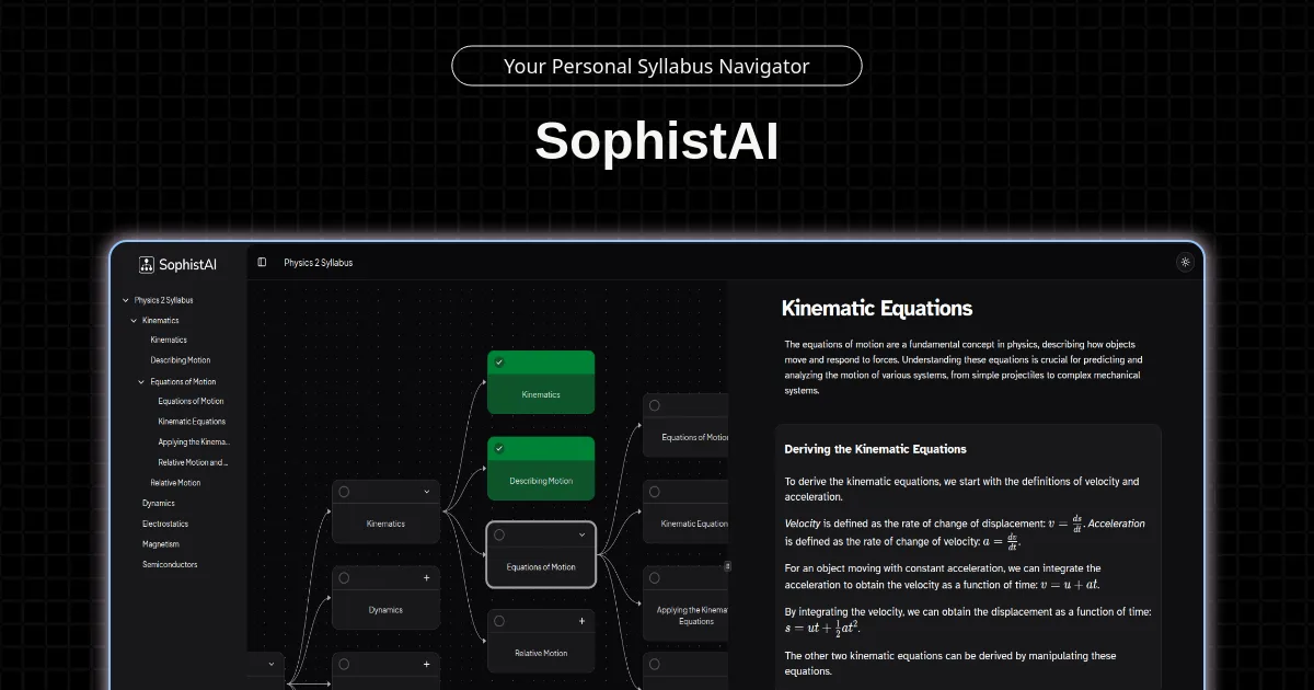 Preview of SophistAI